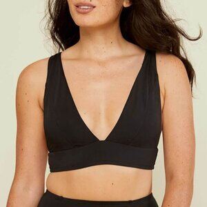 ANDIE SWIM Belize Bikini Top Womens M Black NWT